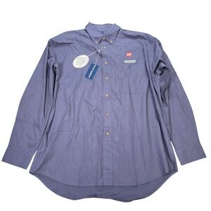 VTG Swingster AEP Transmission Operations Work Shirt Mens Size L Blue Cotton NWT